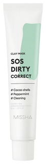 Маска для лица Missha SOS Dirty Correct Clay Mask 60 мл