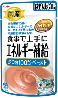 Влажный корм для кошек AIXIA «Kenko-Can» с MCT, полосатый тунец, мусс 40г