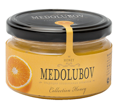 Крем-мед с апельсином Медолюбо 250 мл Medolubov
