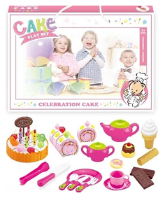 Игрушечная посуда Zhorya Праздничный торт