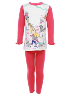 Комплект одежды детский Soni Kids Малиновый р.74