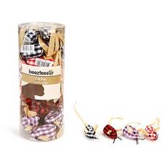 Игрушка для кошек Beeztees Мышь пестрая с кошачьей мятой (туба) 4см