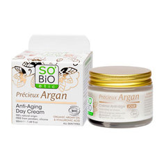 Крем для лица SOBio etic дневной Анти-Эйдж "Драгоценная Аргана", 50 мл