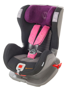 Автокресло AVIONAUT Glider Softy Isofix группа 1/2, Черный, Фиолетовый