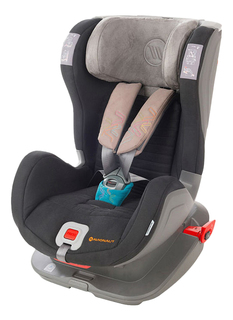 Автокресло AVIONAUT Glider Softy Isofix группа 1/2, Черный, Светло-Серый