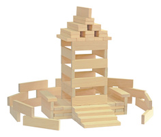 Конструктор для малышей Краснокамская игрушка Брусочки строительные