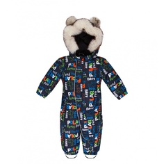 Комбинезон Gusti темно-синий с опушкой р.80