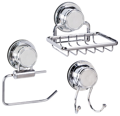 Набор для ванной Tatkraft Vacuum Screw Trio Bathroom Set 10604