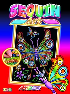 Мозаика из пайеток KSG Sequin Art Бабочка юниор