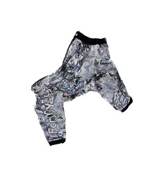 Комбинезон для собак FOR MY DOGS, флис, мужской, серый, 230SS-2016 M A1