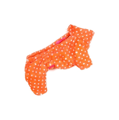 Комбинезон для собак FOR MY DOGS, женский, оранжевый в горох, FW217-2013 F 8