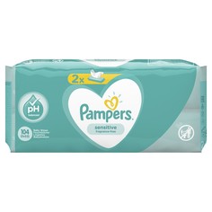 Детские влажные салфетки Pampers Sensitive 104 шт.