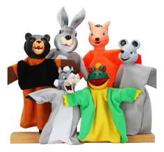Игровой набор Жирафики Кукольный театр Теремок 6 кукол 68316