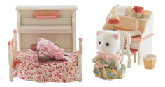 Игровой набор Sylvanian Families Детская комната бело-розовая