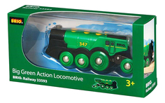 Поездной состав Brio Большой паровоз на батарейках 33593