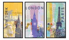 Пазл ravensburger «путешествие по миру» 3х500 элем.