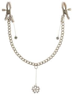 Зажимы на соски Crystal Nipple Clamps Pipedream