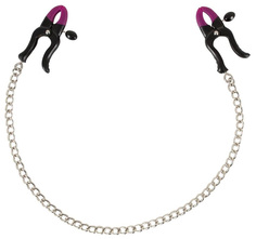 Зажимы на соски Silicone Nipple Clamps с цепочкой Орион