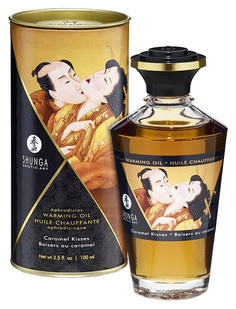 Массажное интимное масло с ароматом карамели 100 мл Shunga