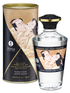 Массажное интимное масло с ароматом ванили 100 мл Shunga
