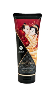 Массажный крем для тела с ароматом клубники и шампанского Sparkling Strawberry Wine 200 мл Shunga