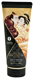 Массажный крем для тела с ароматом миндаля Almond Sweetness 200 мл Shunga