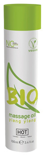 Массажное масло BIO Massage oil ylang ylang с ароматом иланг-иланга 100 мл Hot