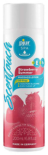Массажный лосьон с ароматом клубники pjur SPA Scentouch Strawberry Massage Lotion 200 мл