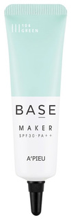 Основа для макияжа Apieu Base Maker SPF30 Green 20 мл