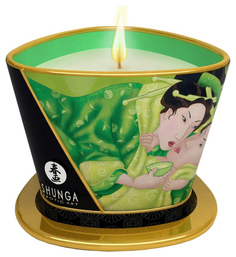 Массажная свеча Exotic Green Tea с ароматом зелёного чая 170 мл Shunga