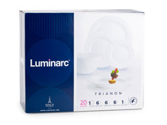 Сервиз Luminarc Trianon 20 предметов белый (78869)