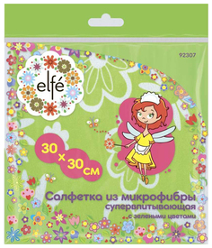 Салфетка Elfe Из микрофибры 300*300 мм Зеленый