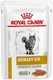 Влажный корм для кошек Royal Canin Urinary S/O Moderate Calorie, мясо, 85г