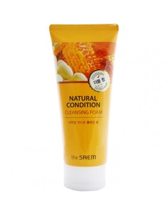 Пенка для умывания очищающая NATURAL CONDITION Cleansing Foam [Double Whip] 150мл THE Saem
