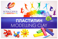 Пластилин Луч "Классика" 24 цвета