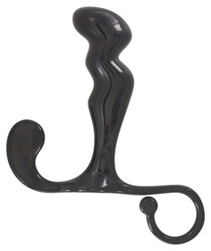 Многофункциональный анальный массажер черного цвета Toy Joy