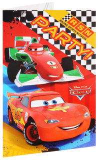 Приглашения в конвертах Procos «Тачки RSN», 6 шт.