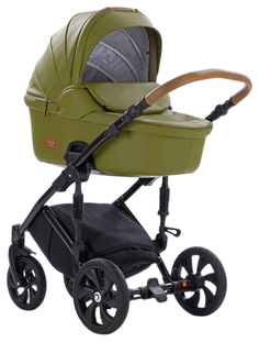 Коляска 2 в 1 Tutis Viva Lifeкожа Болотный