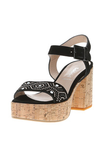 Босоножки женские Baldinini Trend DE7351P50CAMO0000 черные 37