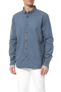 Рубашка мужская Superdry синия XL