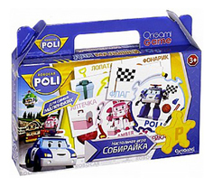Семейная настольная игра Origami Robocar Poli Собирайка