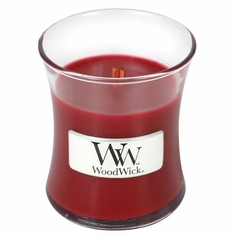 Ароматическая свеча Woodwick Гранат, маленькая