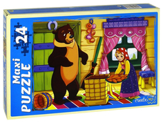 Пазл Рыжий кот Puzzolini Маша и медведь ПМ-7134