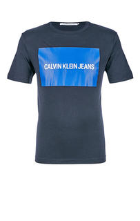 Футболка мужская Calvin Klein Jeans синяя 54