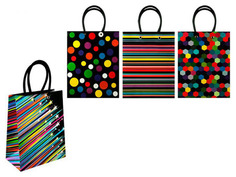 Пакет подарочный Tukzar Черный глянец TZ6404