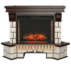 Электрокамин с подсветкой Real-Flame Stone new 26 с очагом Epsilon 26 S IR