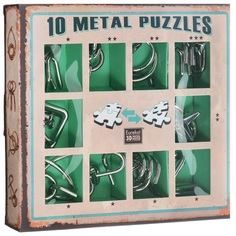 Головоломка Eureka 3D Puzzle зеленый металлический 10 шт. 473357