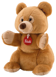 Мягкая игрушка Trudi на руку Бурый Мишка, 25 см
