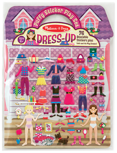 Набор для творчества Melissa & Doug со стикерами и фоном "магазин одежды"
