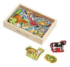 Фигурка животного Melissa & Doug Деревянные магнитные животные